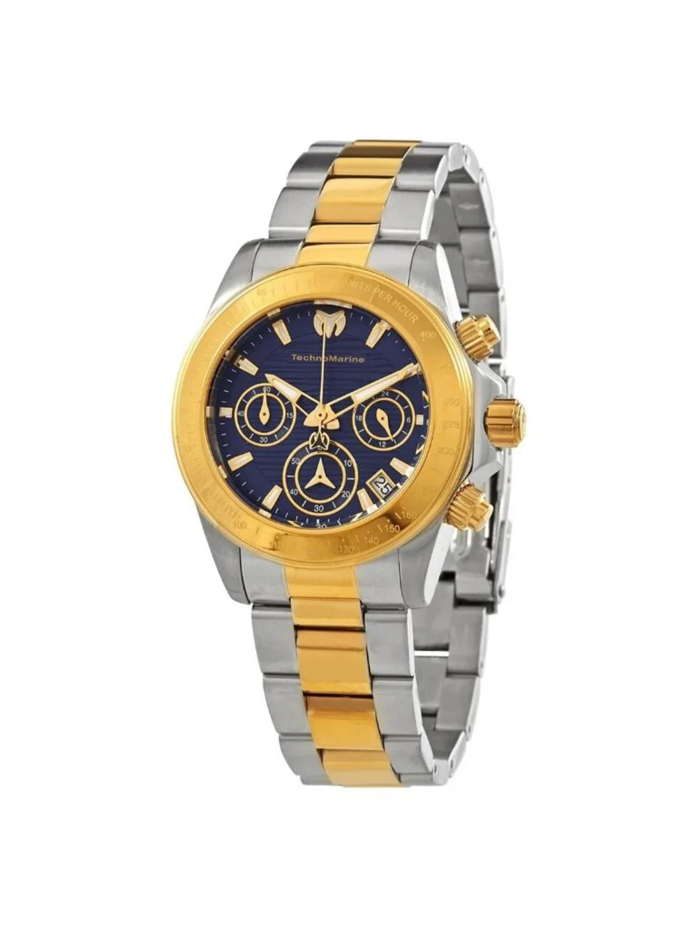 NWT Technomarine Manta Chronograph Quartz Blue Dial Ladies Watch